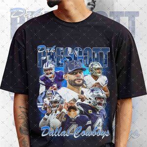 Vintage 90s Dak Prescott Bootleg Rap Tee, Retro Dak Prescott Football Shirt